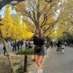 Ui Mihara Instagram - いちょう並木最高だった