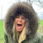 Ulrika Jonsson Instagram – Just a wee appreciation post – much delayed by the advent of Christmas and all that jazz.
But huge thanks to the wonderful @charlottebaillieu for my awesome bomber jacket. Which I not only wear but recline in because, quite frankly, it’s better than any hug a (hu)man could give. 

(Jackets come in different colours, linings, collars).

I love these jackets so much I bought one for my BFF for Christmas and she won’t take hers off either.

It’s nice to be important but it’s even more important to have a nice bomber jacket.