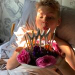Ulrika Jonsson Instagram - And just like that. You’re 14. My darling son, you’re becoming quite the lovely young man. You’re funny; kind; empathetic; caring; expressive; creative; musical and polite. Our relationship has grown in depth and breadth this past year - something I thought might not be possible with the distraction of siblings and life’s ups and downs. But apart from the terrible jokes you tell; the odd dance you do with puberty which enrages your normally calm demeanour; and your inability to flush the toilet, you’re pretty damn perfect. Some might say I saved the best til last. I couldn’t possibly comment. Happy Birthday, my guitar-loving, @starwars worshipping, @glastofest diehard kid! We love you! ❤️ #malcypalc #14