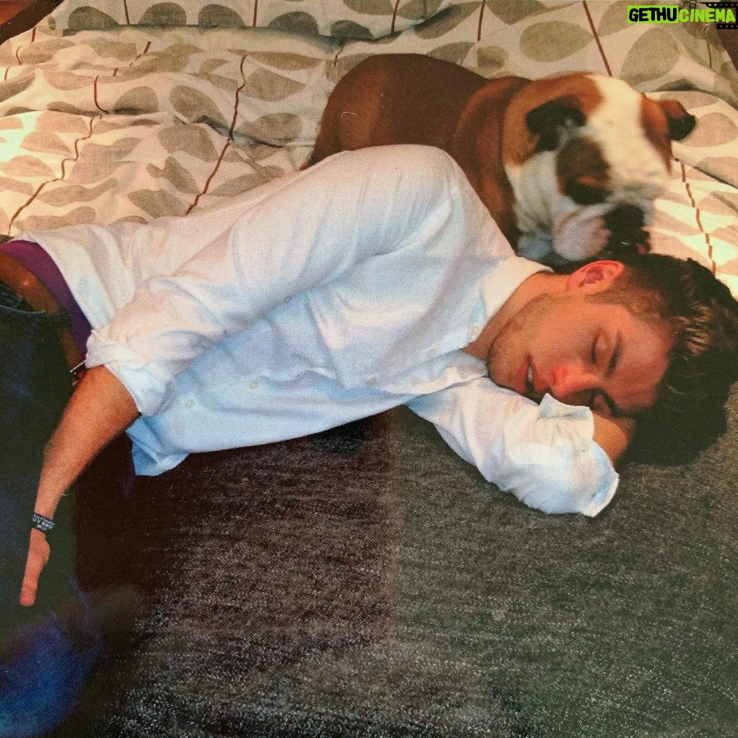 Ulrika Jonsson Instagram - Happy 27th birthday, to my darling son, Cameron Oskar George @camerontrnbull ! I have now been a mother for half my life thanks to you, Goldenballs. You have proved yourself to be a cracking son; a fantastic brother; a loyal friend; a loving boyfriend and a hard-working professional. You’re a creative. A bit of a pisshead. You’re caring and kind. Childish and mature. You’re a great cook and a connoisseur of Guinness. You’re affectionate and attentive. And I’m proud. Super proud to be able to be your mamma. Oh, and those teeth cost me a fking fortune. You’re welcome. (Remember when you used to love to dress up and wear my bras? And that time when you covered yourself head-to-toe in @sudocrem ? YOU’RE GOLDEN, son. GOLDEN 🌟🌟🌟🌟