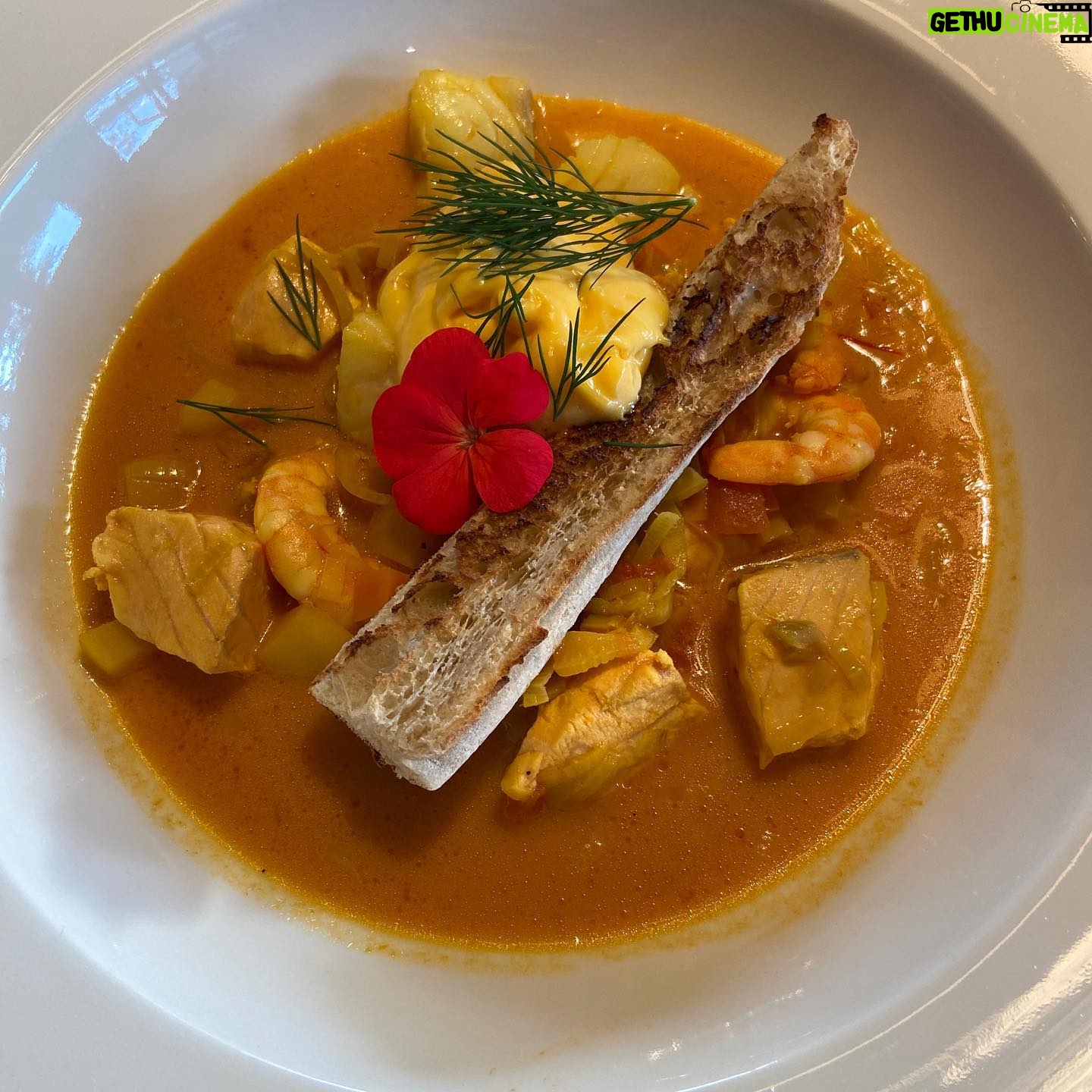 Ulrika Jonsson Instagram - About last night…. Homemade Swedish Fish Stew Saffron Aioli Sourdough