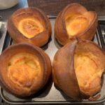 Ulrika Jonsson Instagram - Last night’s roast. Cote de Boeuf. Creamy, garlicky leeks. Cauli Cheese - always with Lancashire cheese. Always. Yorkshires. Spring greens in butter and wholegrain mustard. Then, to cause some upset: beef dripping chips because that’s what I had. Horseradish. Gravy, baby.