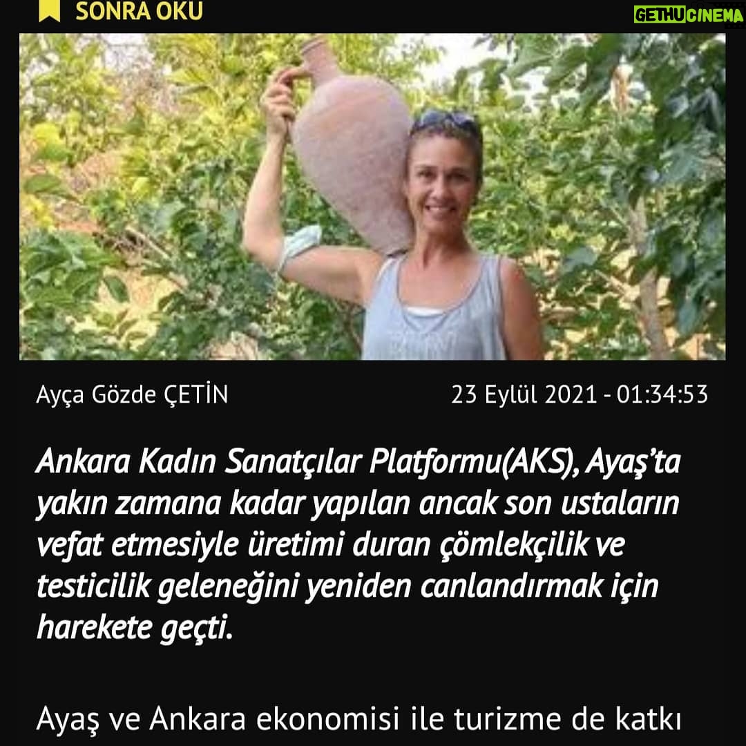 Ulviye Karaca Instagram - Ankara Kadın Sanatçılar platformu genel başkanı çok önemli işlere imza atıyor.@bottoartceramics