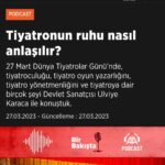 Ulviye Karaca Instagram - https://www.aa.com.tr/tr/podcast/tiyatronun-ruhu-nasil-anlasilir/2856622 @anadoluajansi ile yapmış olduğum röportajı sizlerle paylaşıyorum.Keyifli dinlemeler.💞