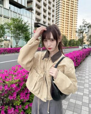 Umeyama Cocona Instagram - ポニーテール🤍

#ポニーテール#ヘアアレンジ#私服#ZARA