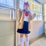 Utaha Instagram - . 「新しいカギ」( @atarashiikagi )の学校かくれんぼに参戦させていただきました🏫💖 大人になってやるかくれんぼ楽しかった！！ ちょいｷﾞｬﾙセーラー服ʕ•ᴥ•ʔ.｡.:*☆