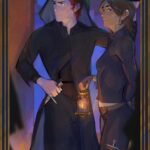 V. E. Schwab Instagram - To help pass the remaining weeks until The Fragile Threads of Power hits shelves, I’ll be revealing some amazing pieces of character art by @lasq.draws Up first, it’s the OG duo, Kell Maresh and Lila Bard. And I’m excited to announce that over the last 7 years, Kell went from sadboy to *clears throat* sexy gentleman. #veschwab #shadesofmagic #bookish #currentlyreading #bookstagram