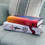 V. E. Schwab Instagram – Same wordcount!
Different vibe. 
Behold, the US and UK hardcovers of The Fragile Threads of Power, in all their glory. The US has taken the STEALTH approach, meant to lure readers into a false sense of security by appearing slimmer than it is. The UK has taken the CHONK approach, reminding readers that while this book won’t fit easily into a purse or satchel, it CAN be used as a weapon. Lila Bard approves of both.

#shadesofmagic #threadsofpower #veschwab