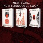 V. E. Schwab Instagram - New year, new hardcover look! We are so thrilled that the Shades of Magic hardcovers from @veschwab are hitting shelves with fresh packaging, from @torbooks 😍 Add them to your shelves this summer and pick up the original white hardcovers while supplies last! Cover 🎨: @unusualco . . LINK IN BIO. #torbooks #bookish #bookstagram #bookstagrammer #igreads #SFF #TBR #currentlyreading #adarkershadeofmagic #aconjuringoflight #agatheringofshadows #veschwab #victoriaschwab #shadesofmagic #shadesofmagicseries #booktok
