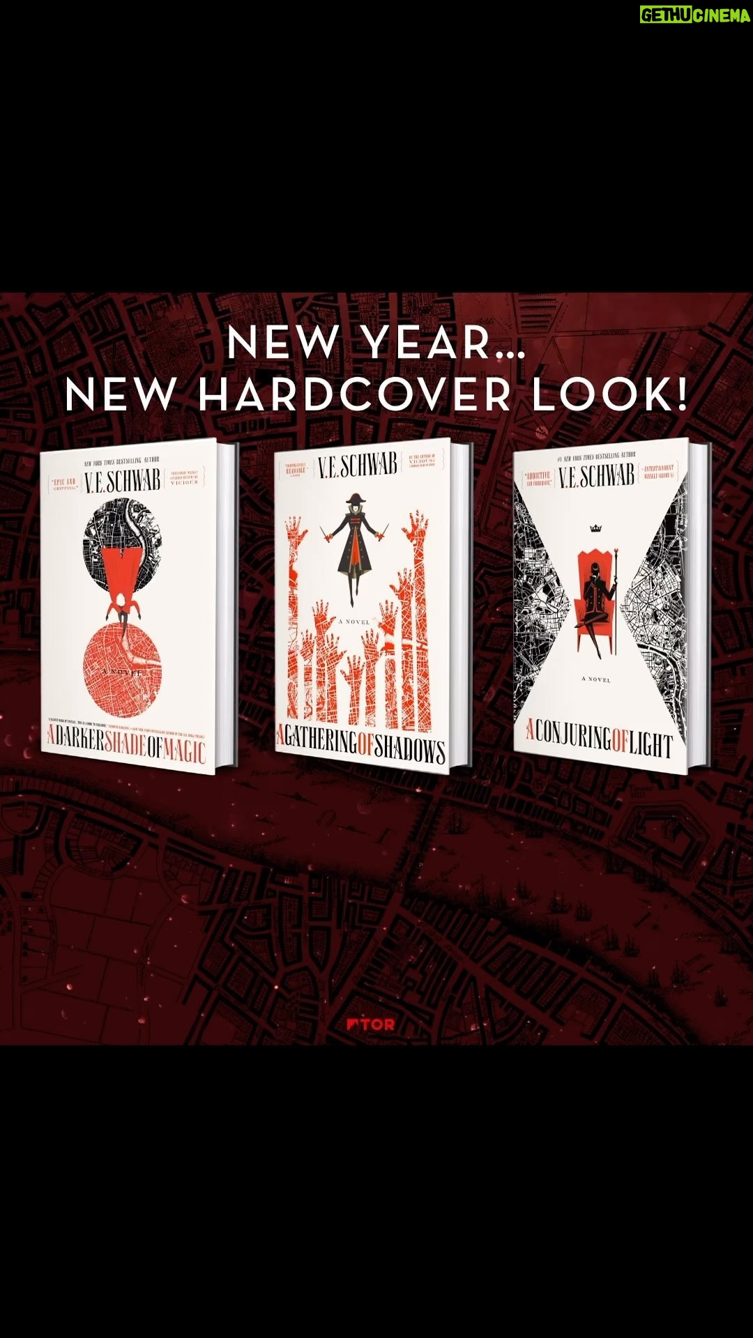 V. E. Schwab - 7K Likes - New year, new hardcover look! We are so thrilled that the Shades of Magic hardcovers from @veschwab are hitting shelves with fresh packaging, from @torbooks 😍
Add them to your shelves this summer and pick up the original white hardcovers while supplies last!
Cover 🎨: @unusualco
.
.
LINK IN BIO.
#torbooks #bookish #bookstagram #bookstagrammer #igreads #SFF #TBR #currentlyreading #adarkershadeofmagic #aconjuringoflight #agatheringofshadows #veschwab #victoriaschwab #shadesofmagic #shadesofmagicseries #booktok