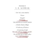 V. E. Schwab Instagram – What lies behind/what lies ahead.
Swipe to see the shape of my next few years.