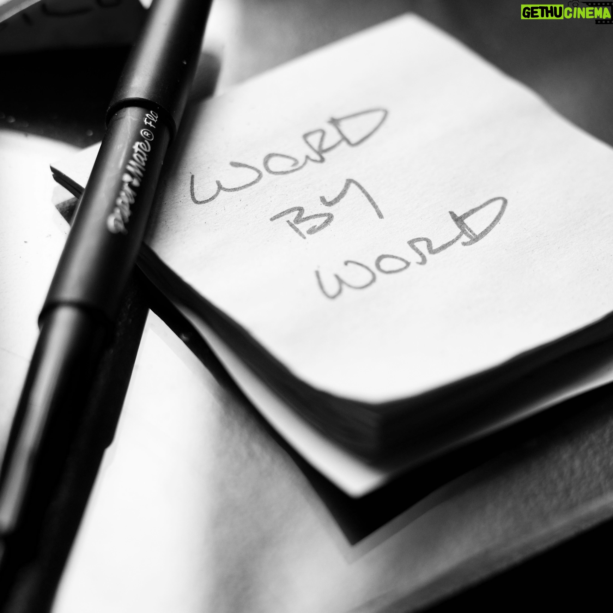 V. E. Schwab - 3 Likes - A note to self as I make my way through line edits on one novel, outline on another, and first draft on a third. No matter how long the story gets, it gets there the same way: word by word.
.
.
.
#notetoself #writersofinstagram #dailymotivation #fridayvibes