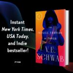 V. E. Schwab Instagram – #4 on Indie Bestsellers List.
#6 on NYT Bestsellers List.
#18 on USA Today Bestsellers List.

Thank you for celebrating this homecoming with me. 

Thank you for still believing in magic.