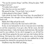 V. E. Schwab Instagram - It's Friday, which means it's time for another snippet from The Fragile Threads of Power. This week, I polled the audience, and you said you wanted to meet some new VILLAINS, so I'm thrilled to introduce you to two of my favorite new baddies, a pair of sell-swords named Bex and Calin who kill people for a living, but spend their spare time trying to kill each other. Since most of the snippets of these two from Threads itself are full to the brim with spoilers, I'm giving you a glimpse of "A Friendly Game," the short story about them that's in the BN special edition.