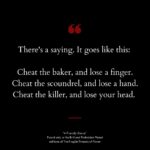 V. E. Schwab Instagram - It's Friday, which means it's time for another snippet from The Fragile Threads of Power. This week, I polled the audience, and you said you wanted to meet some new VILLAINS, so I'm thrilled to introduce you to two of my favorite new baddies, a pair of sell-swords named Bex and Calin who kill people for a living, but spend their spare time trying to kill each other. Since most of the snippets of these two from Threads itself are full to the brim with spoilers, I'm giving you a glimpse of "A Friendly Game," the short story about them that's in the BN special edition.