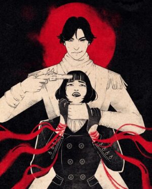 V. E. Schwab Instagram - No words for how incredible the illustrations are in this Ukrainian edition of A Darker Shade of Magic. What a gift.

Art by @sad_knight_art 
Book published by @nebo.booklab.publishing