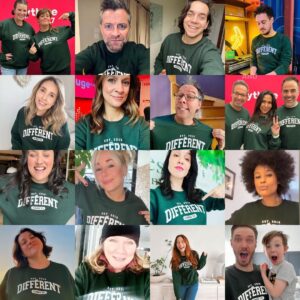 Véronique Cloutier Instagram - DIFFÉRENT COMME TOI 💚

On remercie chaleureusement tous les magnifiques artistes qui portent fièrement leur chandail Différent comme toi et nous aident à faire rayonner notre mission! C'est tous ensemble qu'on contribue à faire la différence. ✨

Vous n'avez pas encore votre chandail? Embarquez dans la vague et achetez le vôtre sur notre boutique en ligne ou dans les boutiques @aubainerie. 😉

@cloutierv @zemorissette @guylou_guay_

Merci à nos partenaires @107.3_rouge, @ronafr et @aubainerie!