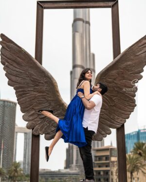 VJ Akshaya Instagram - Flying high in love 🦋❤️ 
@niyanthanmanisekaran 

Pc : @screenastarphotography 

📍Wings of Mexico - Dubai 

#vjakshaya #burjkhalifa #wingsofmexico #dubaimall #photoshoot #photography #couplephotoshoot #dubai #dubailife #dubaiphotography