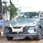 VJ Deepika Lakshmanapandi Instagram - Finally car vangiyachi 😁 💕 Another dream come true moment 🤩 Car ku enna name vaikalam comment la solunga My choice : Subramani #vjdeepika #newcar #i10 #dreamcometrue Pc @gokul_krishnan_1010