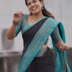 VJ Deepika Lakshmanapandi Instagram - Ethu athuvo 💕 Outfit @vallis_vaseha Dop @gokul_krishnan_1010 #PrimeReels #vjdeepika