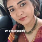 VJ Deepika Lakshmanapandi Instagram - What I post on social media vs Actually I'm But I love both ❤️ 🦋✨ #vjdeepika