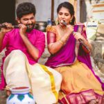 VJ Deepika Lakshmanapandi Instagram - Happy Pongal 💕 Makeover @moon_li8_makeoverartistry Videography @colorgram.photography Costume @be_unique_boutique_ Jewellery @adyarfathimacollections #pongalcelebration #pongalshoot #pongal #traditionalwear #photoshoot #village #villagepongal #villagelife
