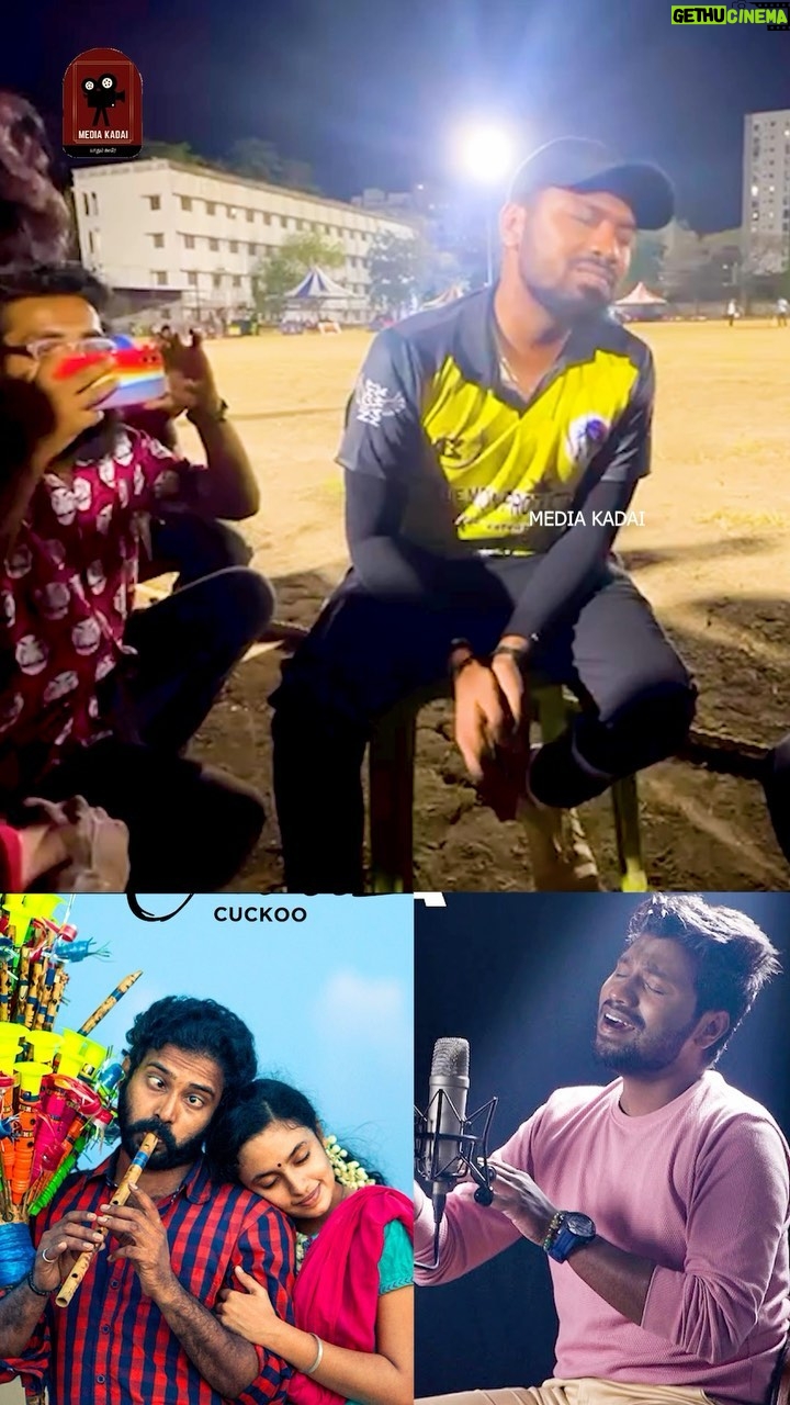 VJ Ezhilarasi Instagram - Loop mode-ல kaetutae irukalam pola😍 @dineshravi_official @musicsanthosh @aravindkarnee