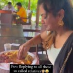 VJ Ezhilarasi Instagram – I’ve the most sweetest relatives as well as Idhu maari torture pahnra relatives , so Indah video avangalukaaga mattumeh ✌🏻☺️