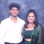 VJ Ezhilarasi Instagram - Another pic with villain 👿 Cuz Mera villain looks good in this pic ahm😂 so posting another from this series , kindly bare makkaleh🙏😅