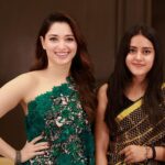 VJ Kalyani Instagram – Loved hosting the promotions of Aranmanai 4, fab conversation!
@tamannaahspeaks & #SundarC sir was the sweetest to mention the work post shoot💛

📸: Deepan🫡

#aranmanai #promotions #host  #tamannah #sundarc #vjkalyani🎤