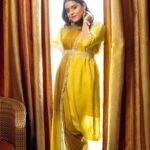 VJ Kalyani Instagram - Too many Desi Vibes :) ... Wearing: @shanus_boutique Makeup & hair: @bhavishyaa_makeover 📸: @bhavishyaa_makeover