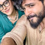 VJ Kalyani Instagram - Super active mode at 2.30 am successfully activated 😂 Long time no see friend @vj_annamallai 🫶🏻 ... #dance #friends #fun #shootdiaries #vjannamallai #vjkalyani🎤