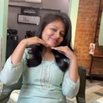 VJ Tara Instagram - Love in the hair ♥️ . . Follow @whamsalon . . #haircutsforwomen #makeover #layerhaircut #hairstyle #hair #haircaretips #hairgoals #hairfashion #hairideas #instagram #instareels #instafashion #chennaisalon #whamsalon