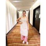 VJ Tara Instagram - Office-ku ready💯 Get your customised co-ords ser from @srithithecouture ✨ . . #ootd #fashionstyle #cottonset #summeroutfit