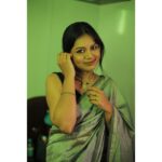 VJ Tara Instagram - Shades of grey 🤍 for #mamannanaudiolaunch . . Mua: @meenusmakeoverartistry Pc: @f1_studios Outfit: @jas_drape_sareestore Jewel: @aarvee.chennai #sareelove #ootd #traditionaloutfit #positivity #audiolaunchevent #hostellife