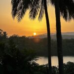 Vaibhavi Joshi Instagram - Somewhere between heaven and earth 🌅 #sunset #nature #river #silence #bird #wind #love #instagram #instafeed #evening #tuesday #beauty