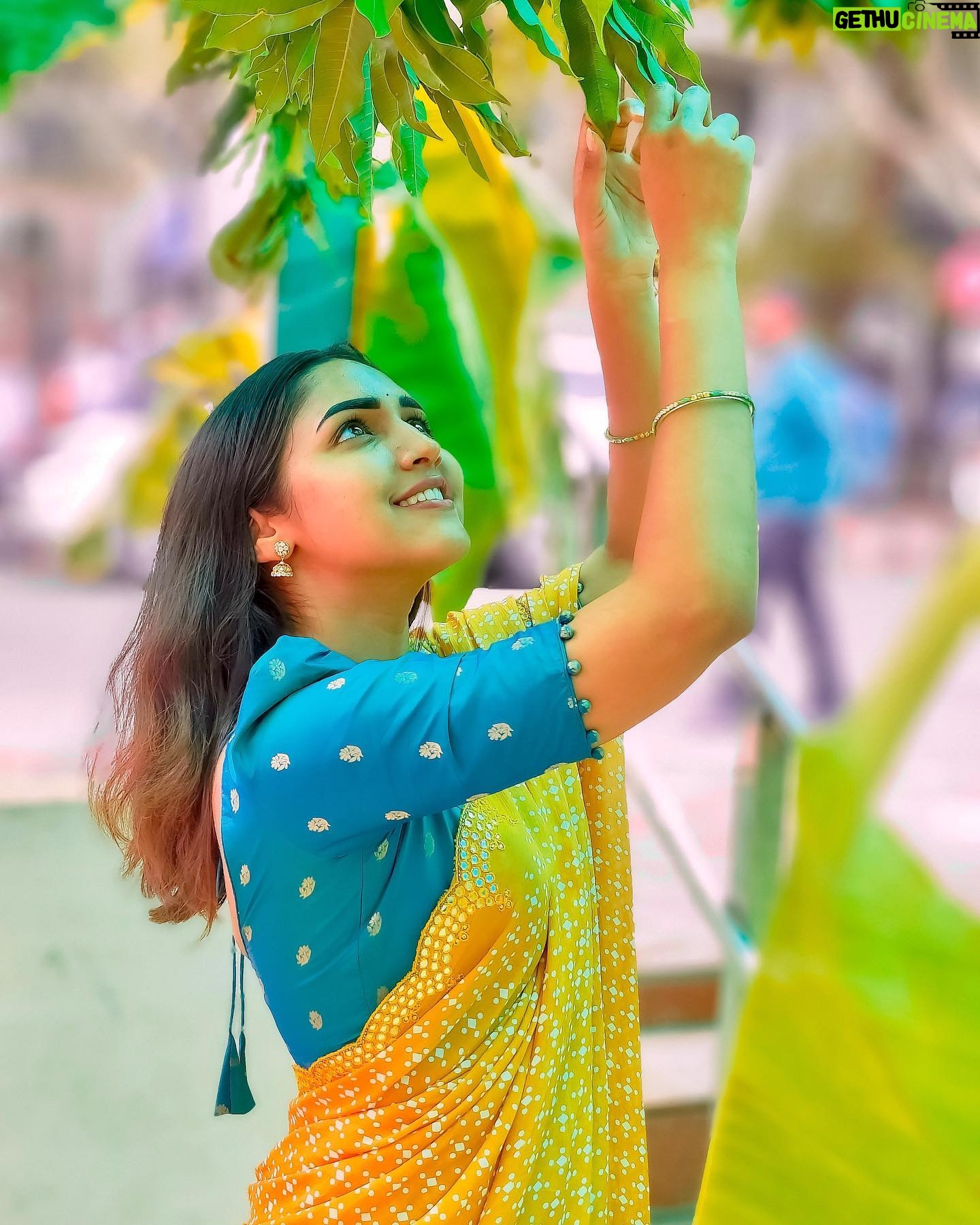 Vaishali Raj Instagram - Andariki sriramanavami subhakanshalu🙏🏻☺️ . . . #jaishriram #ramnavmi #navami #saree #vibes #festival #mood #throwback #love #candid