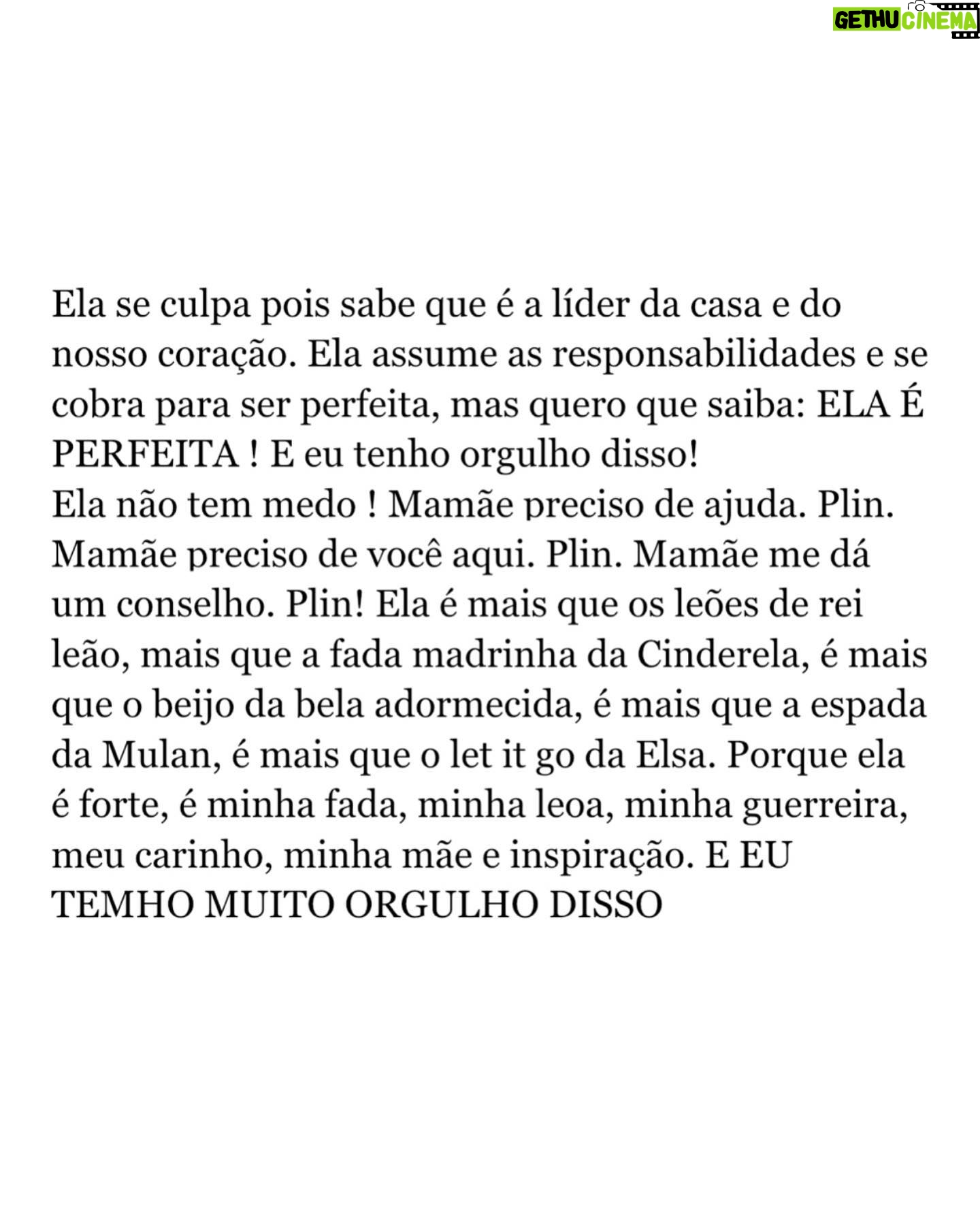Valenthina Rodarte Instagram - O meu amor é tão grande que o texto não coube na legenda kkkk Ele está no final do álbum Te amo mamãe Obrigada por tudo 🫶💓✨❤️ #mae #diadasmaes #amor