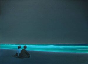 Valentina Bellè Instagram - Two friends on the shore of long Island
.
2009
. 
By Devin Leonardi