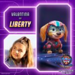 Valentina Tronel Instagram – Qui dit retour de Liberty 🐾, dit retour de Valentina ! 💞 Retrouvez-la dans La Pat’ Patrouille : la Super Patrouille – Le Film, au cinéma le 11 octobre.