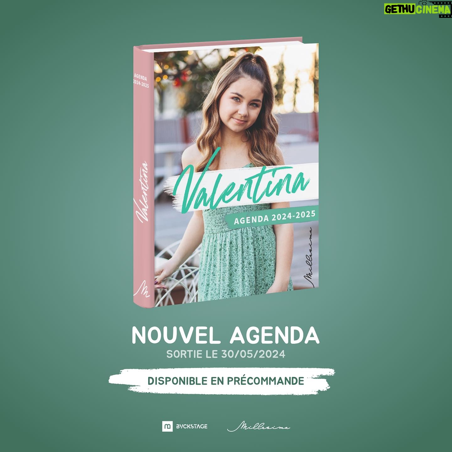 Valentina Tronel Instagram - Trop heureuse de vous annoncer la sortie de mon nouvel agenda 2024-2025, qui sera disponible le 30 mai !!! 💖 Petite surprise, il existe cette année avec deux covers différentes : La première que vous pourrez trouver dans tous les magasins et la seconde que vous pourrez trouver en exclusivité sur le site Inlive, les liens sont dans ma story !🫶🏻 J’espère qu’il vous plaira autant que j’ai eu du plaisir à  le créer et je vous remercie infiniment pour tous vos messages aujourd’hui ! 💝 Merci à @julientheaccess et @editions_millesima 🫶🏻