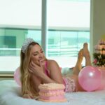 Valentina de Abreu Instagram - Virgo baby 👸🏼💕 Soy tan feliz 🥹 Gracias a todos 🫶 Foto: @ricc_101 📷🤩 Spot: @wyndhamgardenguayaquil 🥹💕 Torta: @isabakery_ec 🤤🎂 #happybirthday #birthday #valentinadeabreu #princess #sexychic #lachama