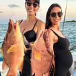Valentine Thomas Instagram - Getting it done with my fav mermaid 💙 @laurensarasua There is nothing like being anchored out at sea and rely on catching fish for dinner 🥰 Wonderful memories being made 🤩