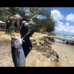 Valentine Thomas Instagram - Bringing a bigger fish to the surface 👀