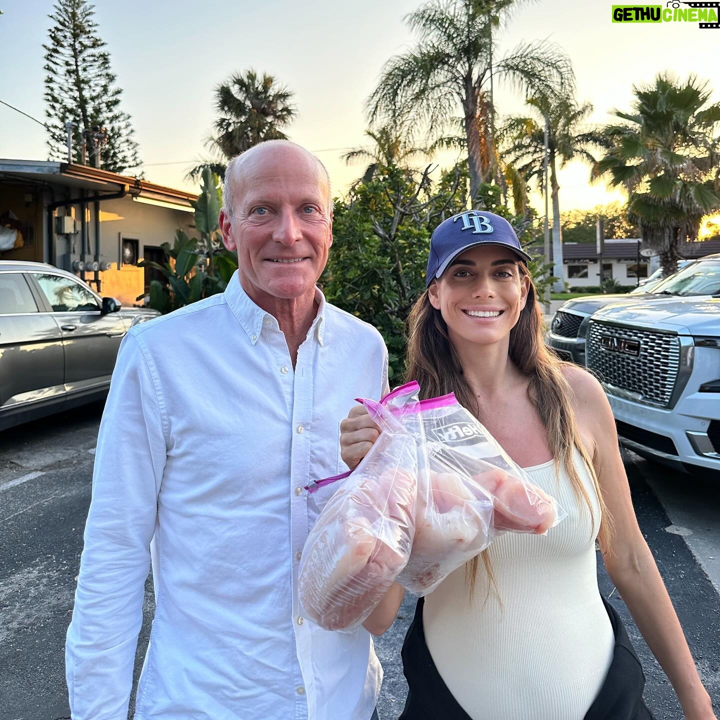 Valentine Thomas - 4.3K Likes - This is 37! Dear friends I love so much it hurts, fresh fish caught with my little shrimp in my belly (🥹), little cheeky glass of red wine because we French 💋 Only missing my sausage 😭