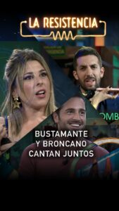 Valeria Ros Instagram - Es tan temazo ‘Dos hombres y un destino’ que hasta con la voz de gato atropellado de Broncano te dan ganas de cantarla. Hasta con el sonido pocho de una llamada suena bien el @davibusta #LaResistencia @_valros