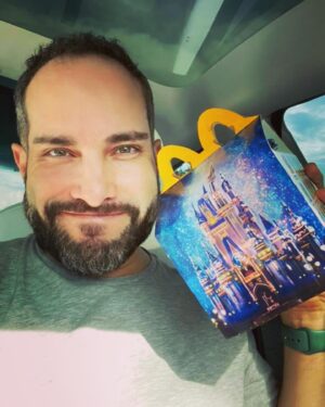 Valery M. Ortiz Instagram - Why am I SO excited about this Happy Meal box?! My brother @hector4k two year project is being featured!!! The Castle EARidecence was born on **HIS** workstation and now it’s on a Happy Meal! Eeeek!
.
Soooo Hector has been re-imagining things since I met him in 1984! No but really! Haha He continues to amaze me with his talent, his laser focused dedication to his craft, his thirst for learning new things, and the way his kid-like spirit always comes through in everything he does. This - is - SO - COOL!!! So excited to see how all of those long hours of EARidecence rendering has paid off! 😍✨🥳🙌🏽
.
He says he can’t wait for the world to see it at Magic Kingdom starting October 1st. It’s even more beautiful in real life. 😩🤩💫 Congrats brotheeer! 😘
.
.
.
.
.
#WaltDisneyWorld #MagicKingdom #wdw50thanniversary #ProudLilSis #DisneyFamily #earidescent #disneycastle #disneyfans #McDonalds #HappyMeal