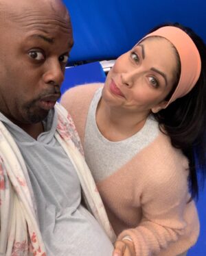 Valery M. Ortiz Instagram - Soooo which “DINA” was your favorite in tonight’s episode?!? Ya’ll already know which one was mine! 🤓✌🏽
.
Filming this episode was soooo much fun!!! I got so excited the first time I read the script! The amount of *quick* changes @doronbell and I had was craaazy! 😳 We essentially had to film all of the Dina/Doug scenes as EACH of those personalities! Haha SO thankful for our stand-ins, hair and makeup team, wardrobe lovelies, and our ADs for helping us make it happen so fast! And of course @thejonrosenbaum for making the filming process of this crazy episode seamless! 🥳 
.
.
.
.
.
.
.
#GabbyDuran #gabbyduranandtheunsittables #newepisode #disneychannel #tvmom #multiplepersonalities #behindthescenes #bts #quickchange