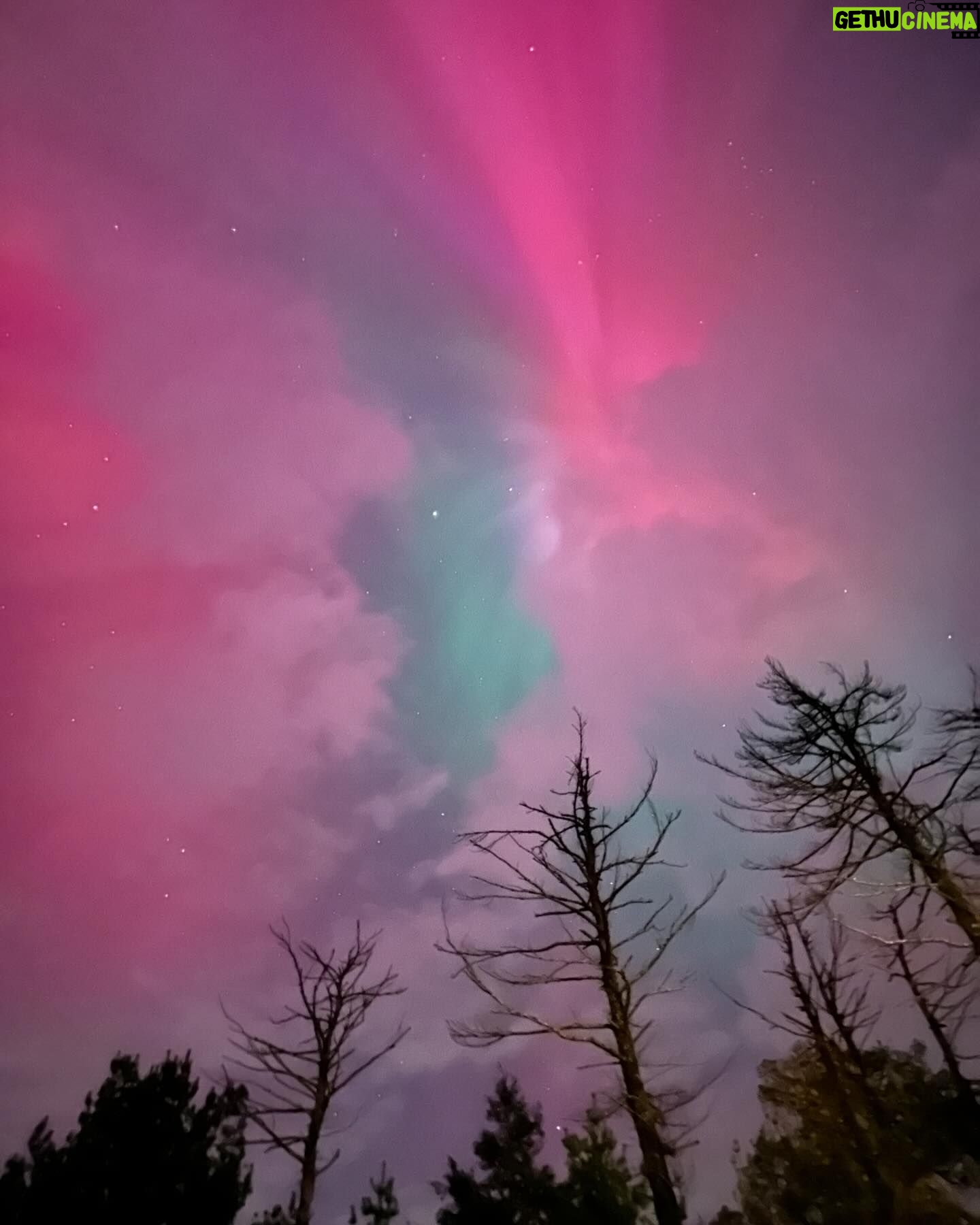 Valorie Curry - 7.4K Likes - Last year I went all the way to Iceland (again) to see the Aurora.
Last night I saw them from my own backyard.