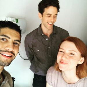 Valorie Curry Instagram - Behind the scenes pics of Episode 3, courtesy of the incomparable @rickgonzalez (who actually knows how to pose for a photo).
#thelostsymbol 
@thelostsymbolpeacocktv